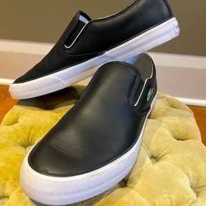 Lacoste pull on men’s runner black